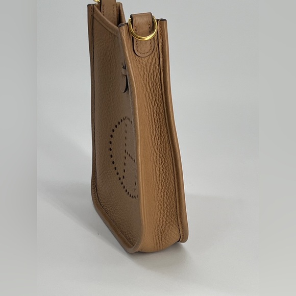 Hermes Taurillon Clemence Evelyne TPM Shoulder Bag Beige - Picture 5 of 11